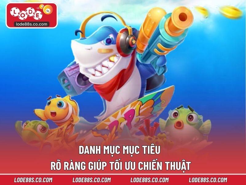 Danh mục mục tiêu rõ ràng giúp tối ưu chiến thuật