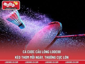 Cá Cược Cầu Lông LODE88 - Kèo Thơm Mỗi Ngày, Thưởng Cực Lớn