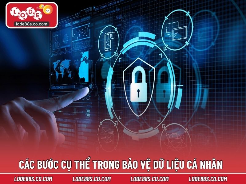 Các bước cụ thể trong bảo vệ dữ liệu cá nhân