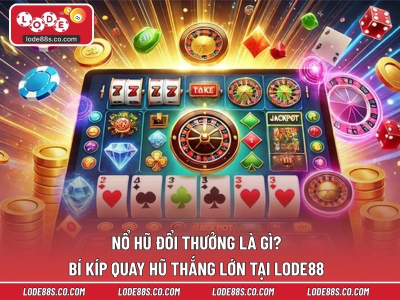Nổ Hũ Đổi Thưởng Là Gì? Bí Kíp Quay Hũ Thắng Lớn Tại LODE88
