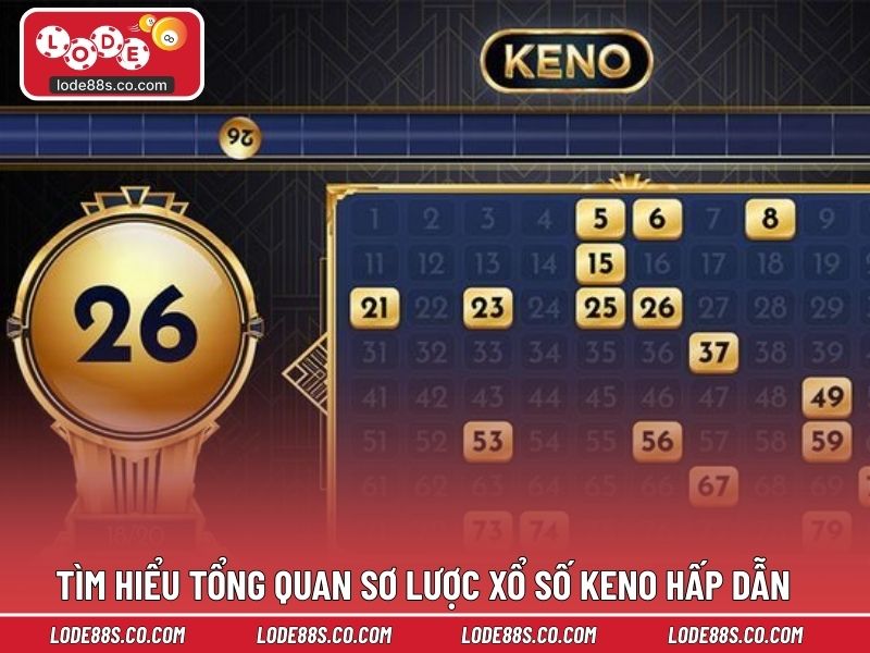 Tìm hiểu tổng quan sơ lược xổ số keno hấp dẫn 
